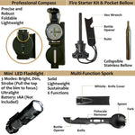 SOS Tactical Bug Out Bag – Outdoor Emergency First Aid & Survival Kit for Hiking, Camping & Travel