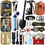 SOS Tactical Bug Out Bag – Outdoor Emergency First Aid & Survival Kit for Hiking, Camping & Travel