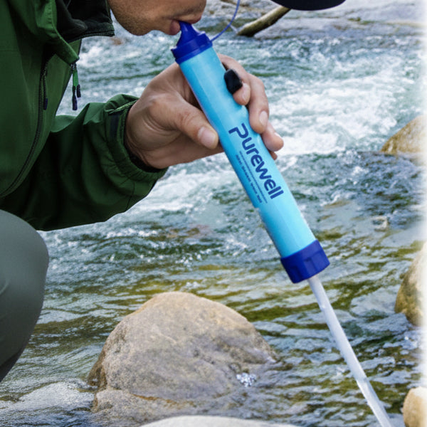 Outdoor Mini Water Filter Straw – Portable Camping Water Purifier