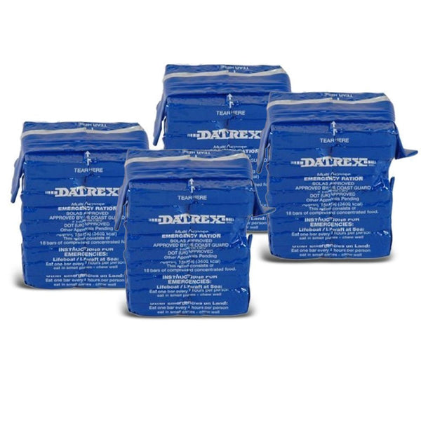 Datrex 3600 Calorie Survival Food Bar - 4 Pack